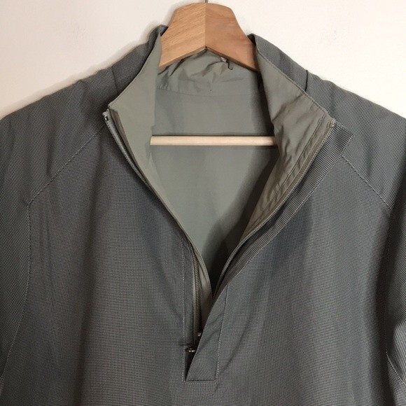 Zero Restriction tour series Golf Reversible Gray Jacket Quarter Zip Sz Small - Picture 4 of 13